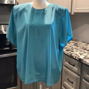 ⬇️Aqua Polyester Blouse 22W